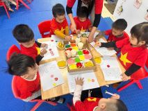 Hoạt động toàn diện của các bé lớp 3 tuổi C2