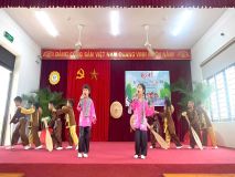 Hình ảnh Hội thi "Bé với khúc hát dân ca" và phần giao lưu của trẻ năm học 2025-2026