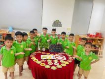 Tết Hàn thực của Cô và Trẻ trường MN Tân Ước