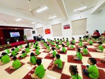 Hình ảnh Hội thi "Trạng nguyên nhí" năm học 2025 - 2026 của các bé mẫu giáo bé 4 tuổi