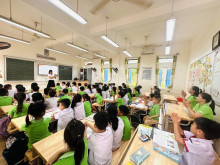 Trải nghiệm của các bé 5 tuổi được làm học sinh tiểu học