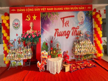 Công tác chuẩn bị cho một mùa Trung thu đầy ý nghĩa và ấm áp tại Trường Mầm non Tân Ước