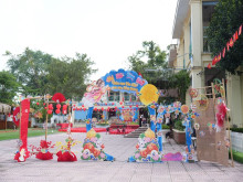 Vui Tết Trung thu tại Phân hiệu Hồng Dương-Trường Mầm non Tân Ước