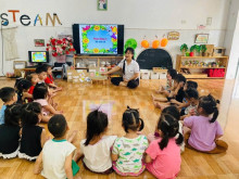 Hoạt động khám phá của các Bé 3 tuổi lớp C4