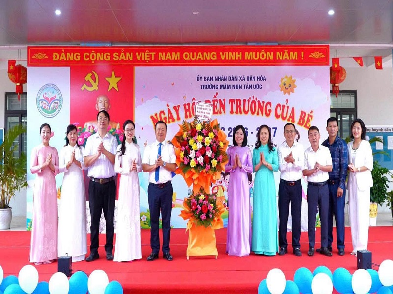 Cơ cấu tổ chức Trường Mầm non Tân Ước năm học 2026-2027
