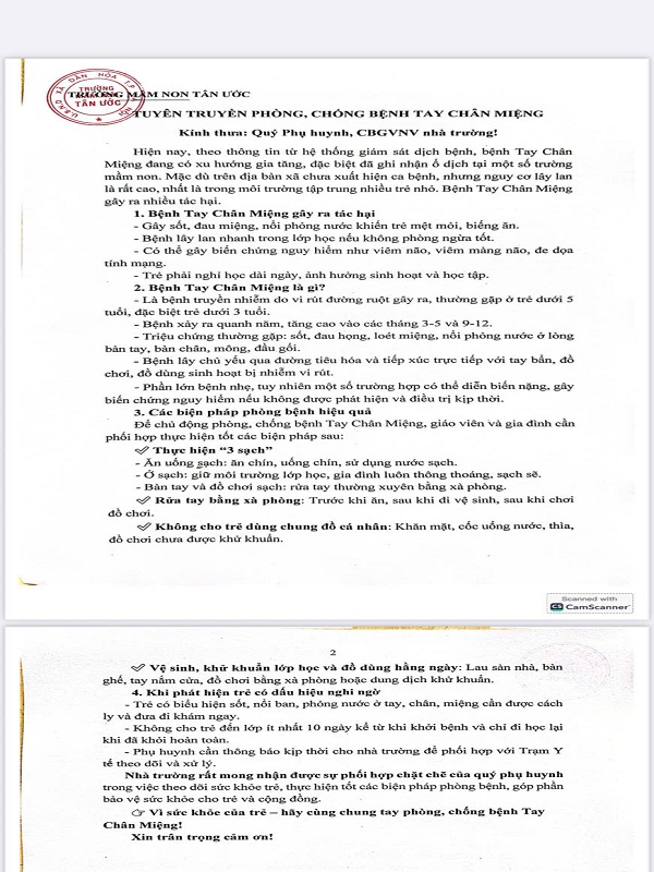 Bai tuyen truyen chong dich tay chan mieng