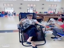 Hình ảnh GV trường MN Tân Ước tham gia hiến máu nhân đạo T11-2023