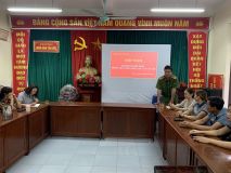 Ảnh tập huấn công tác Phòng cháy chữa cháy