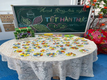Tết Hàn thực của các Bé trường MN Tân Ước