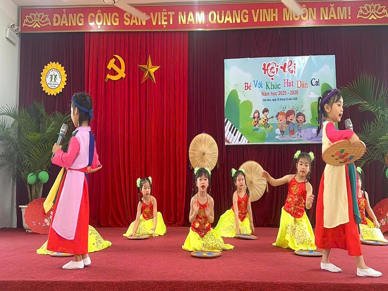 Hội thi "Bé với khúc hát dân ca" năm học 2025 - 2026
